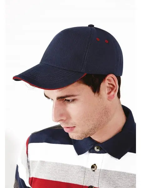 Casquette 5 panneaux contrastée personnaliser CustomVibes