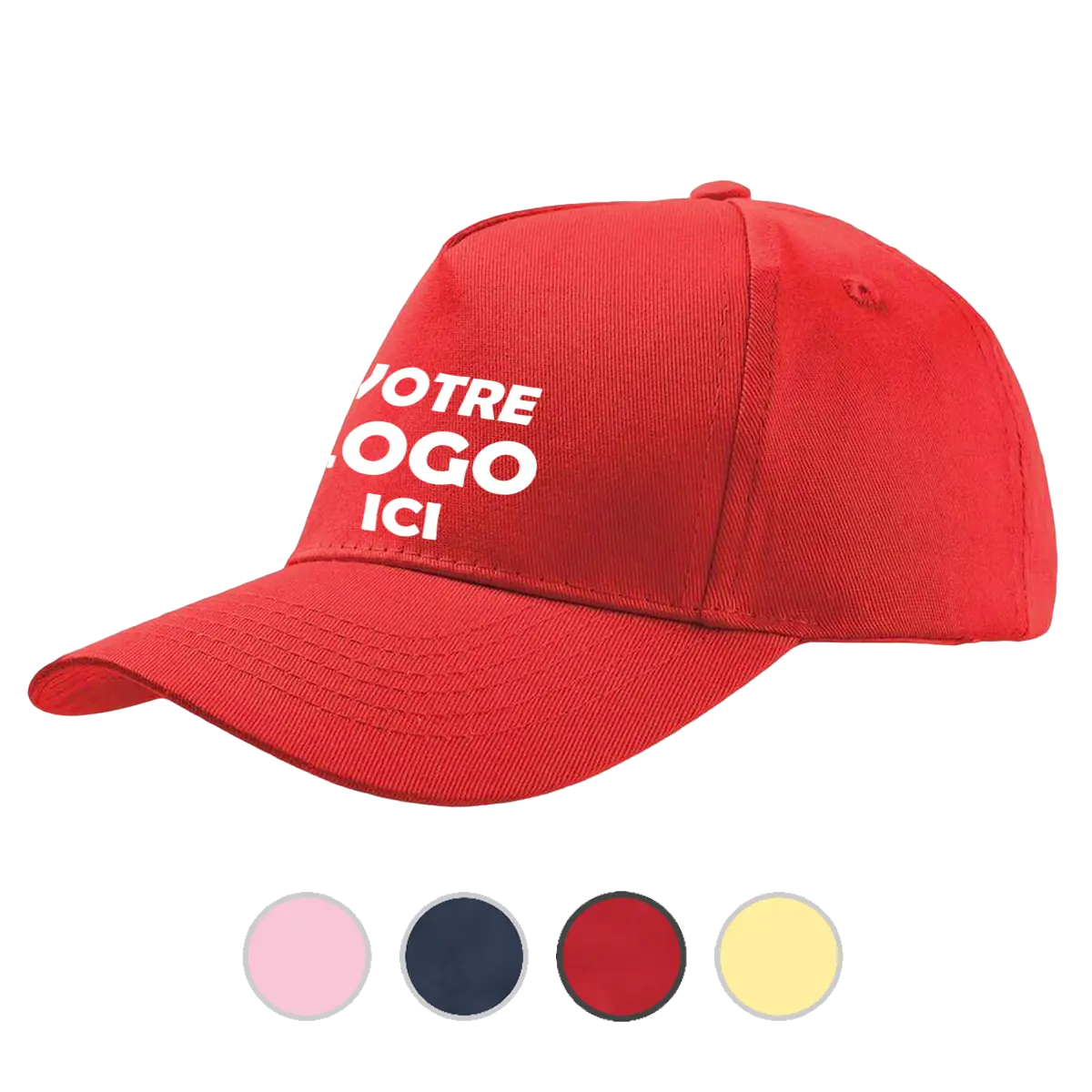 Casquette enfant en coton personnalisable - 5 panneaux