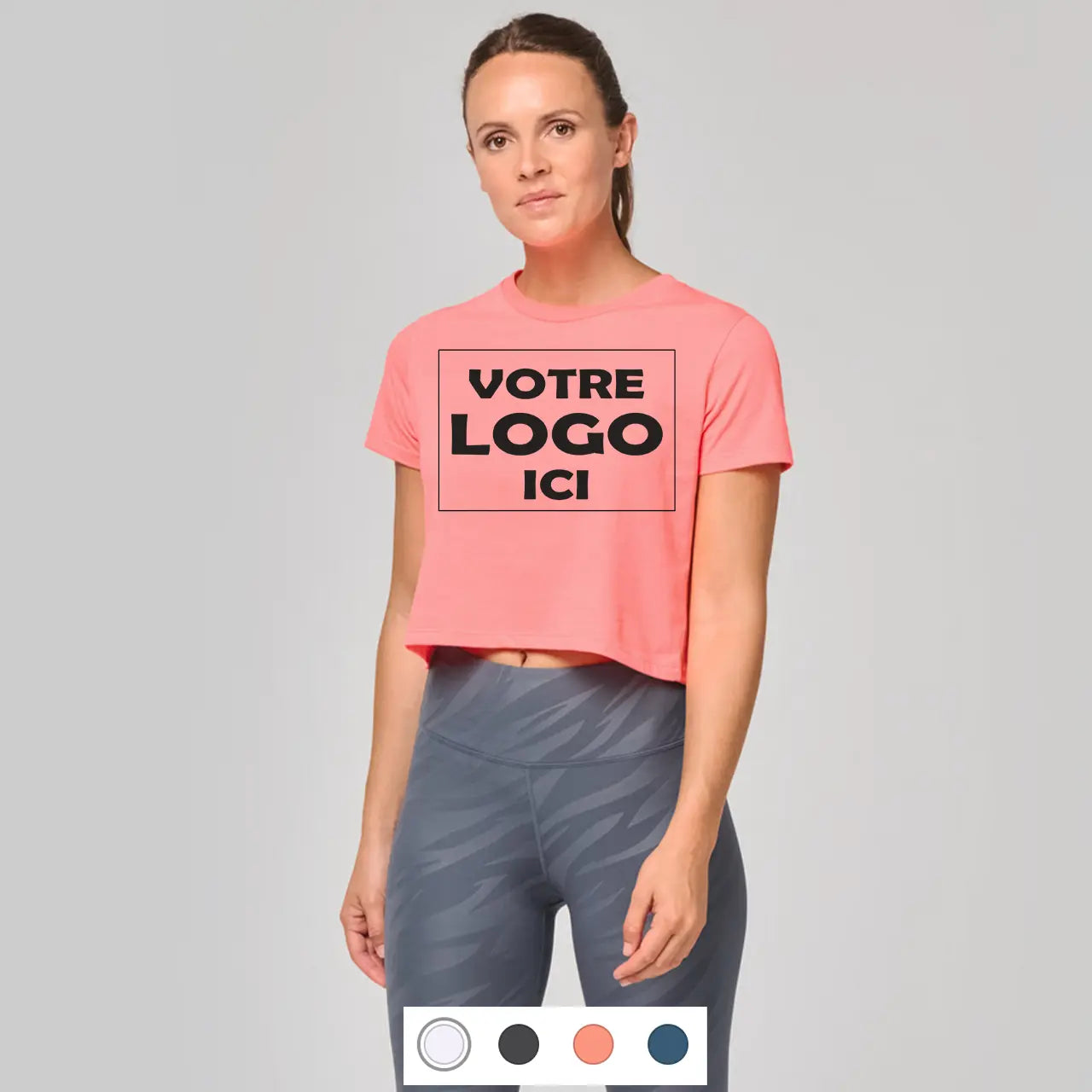 Crop top personnalisé femme