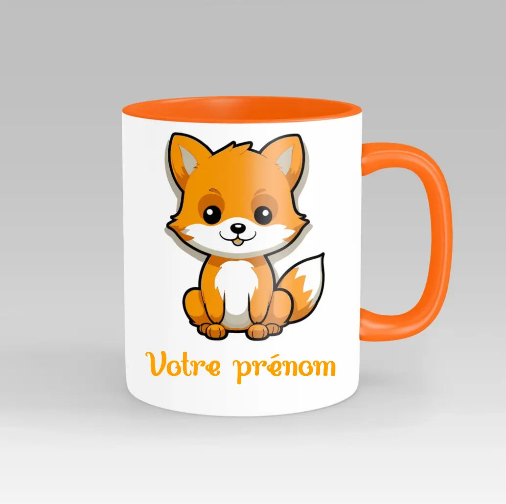 Mug Renard enfant personnalisable