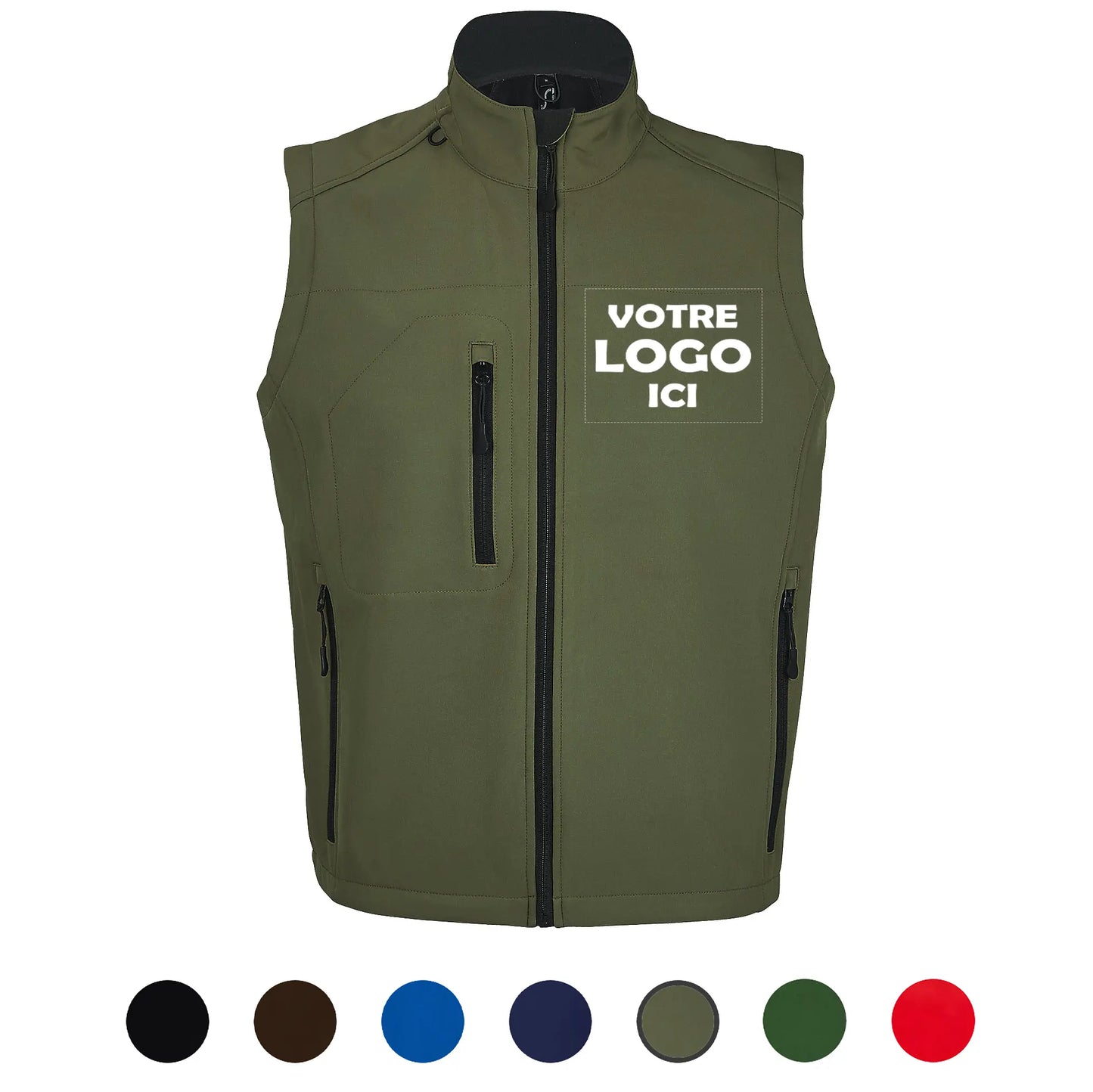 Softshell sans manches à personnaliser RALLYE CustomVibes