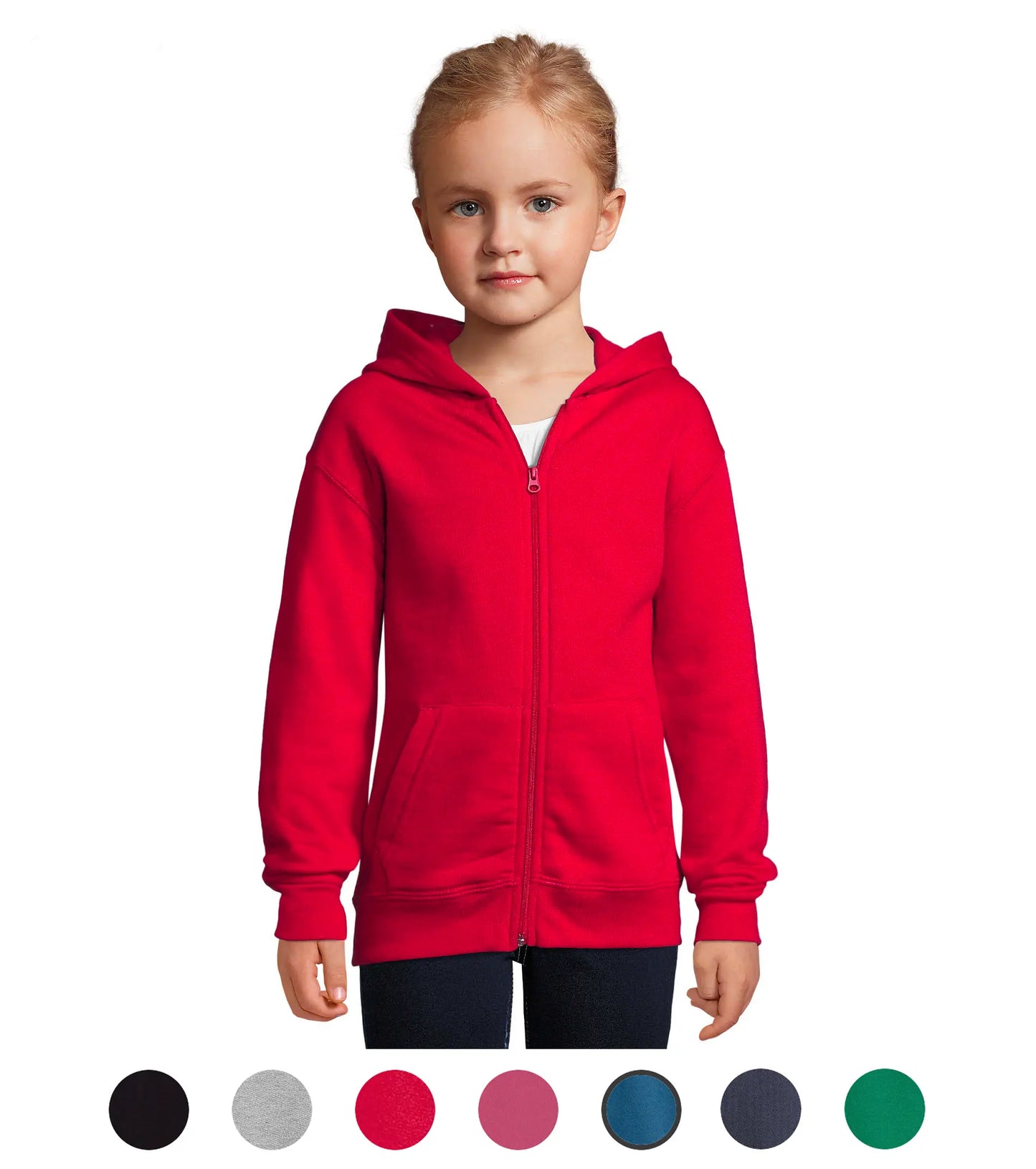 Sweat capuche zippé enfant 260