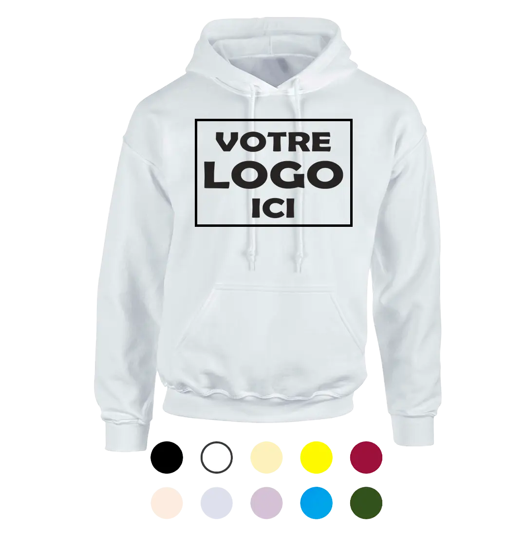 Sweat personnalisé à capuche pas cher