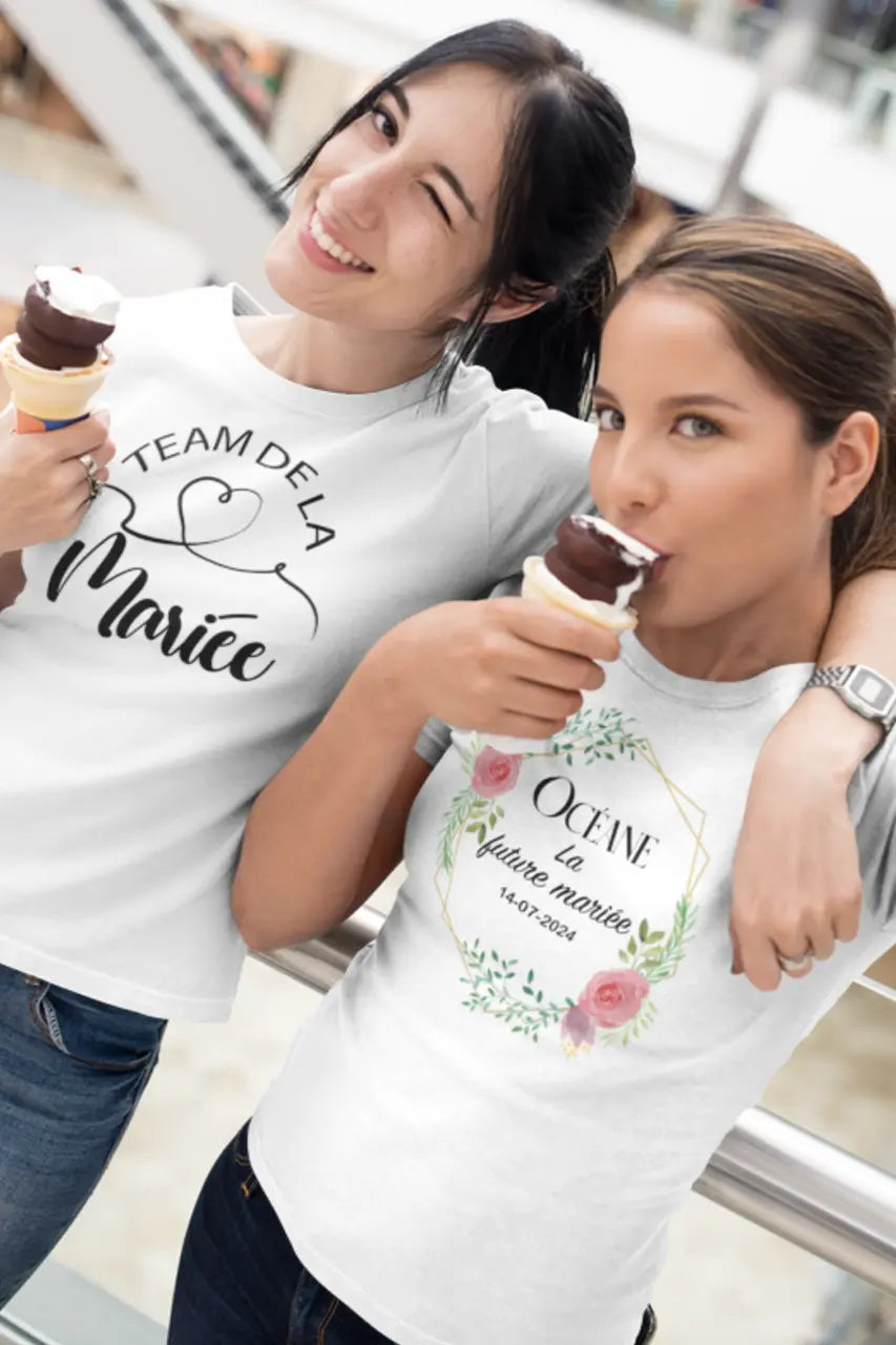 T-shirt femme furture mariée