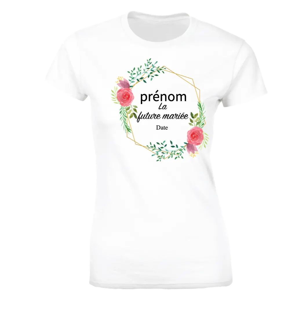 T-shirt femme furture mariée