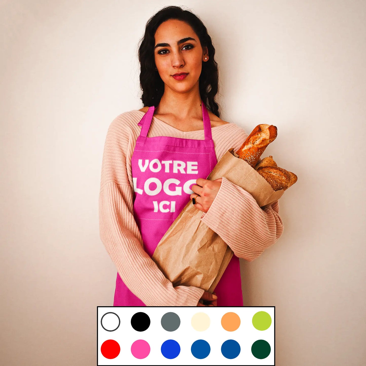 Tablier personnalisé pour femme