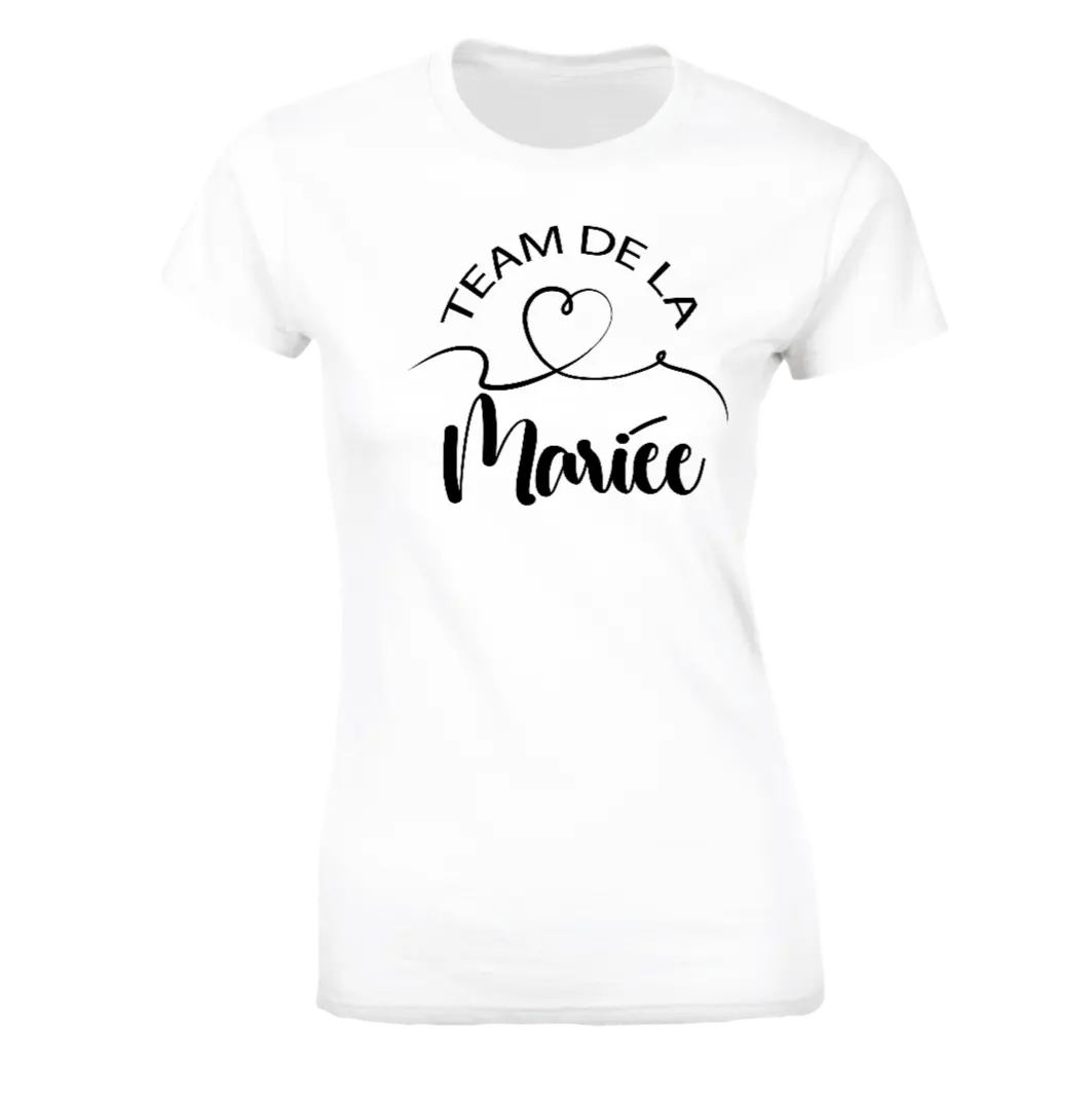 Tee Shirt femme EVJF Team mariée