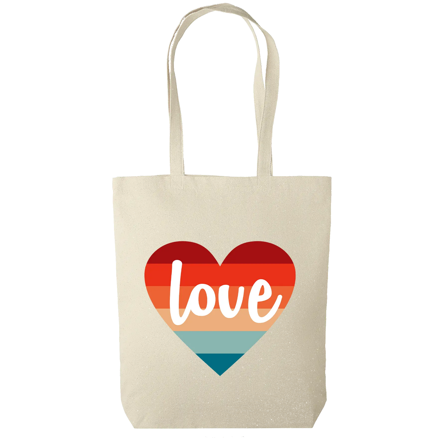 Tote Bag Coeur Love CustomVibes