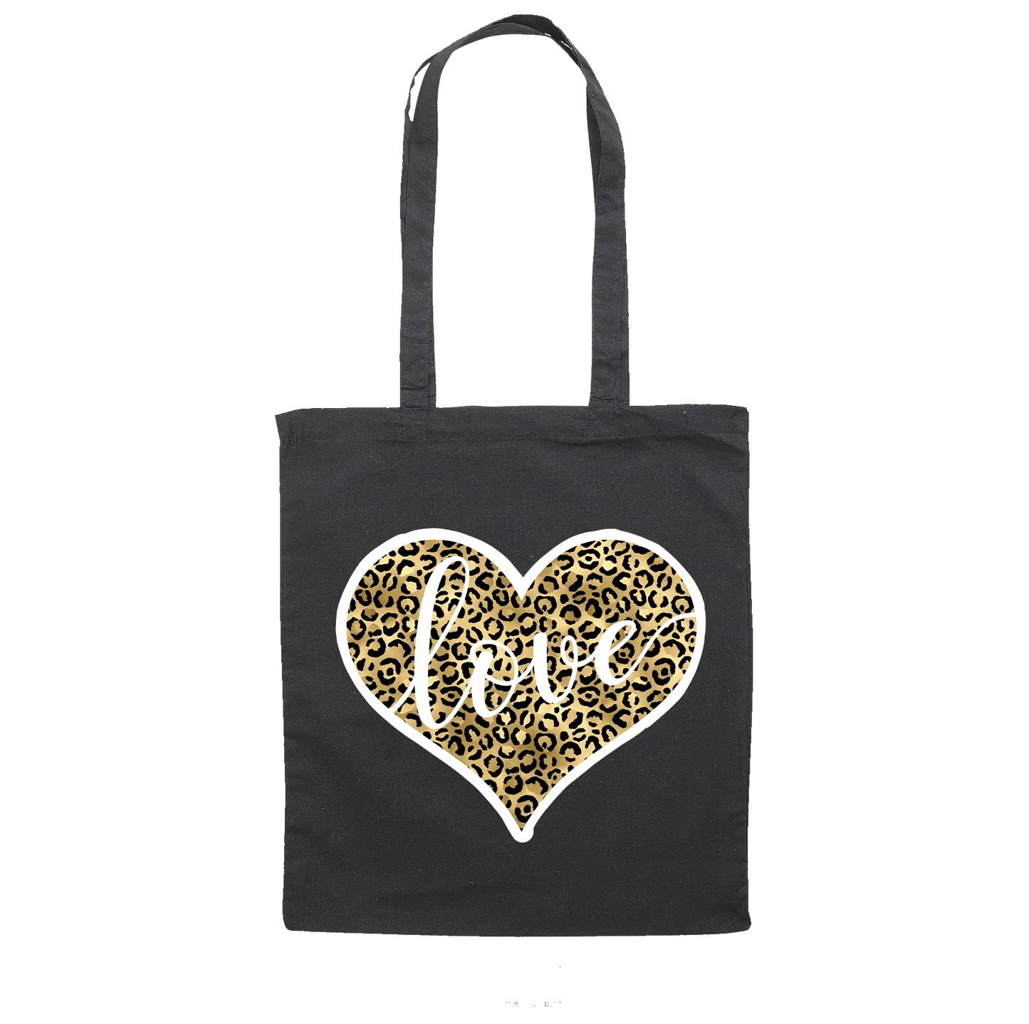 Tote Bag Noir Love CustomVibes