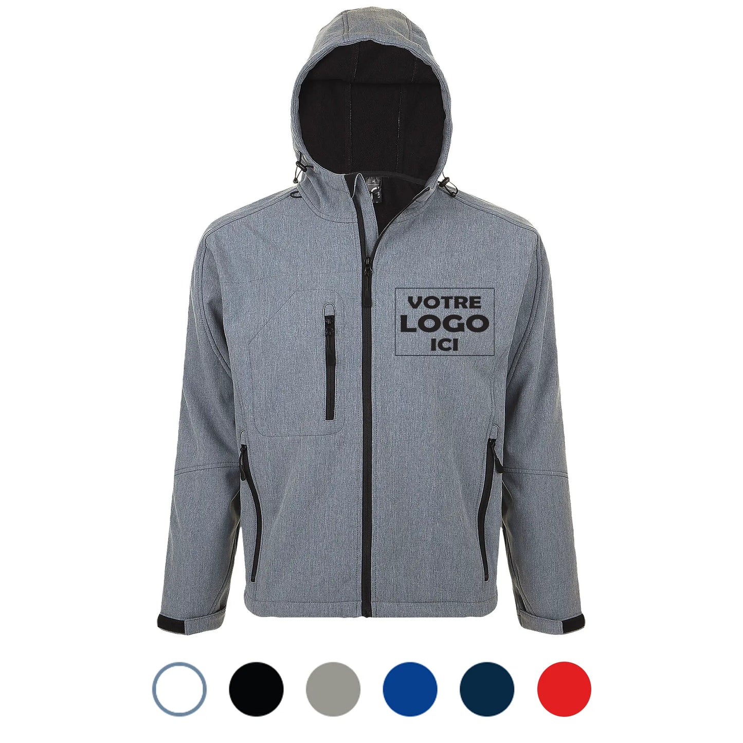 Veste Softshell 3 couches personnalisable – Modèle Replay CustomVibes
