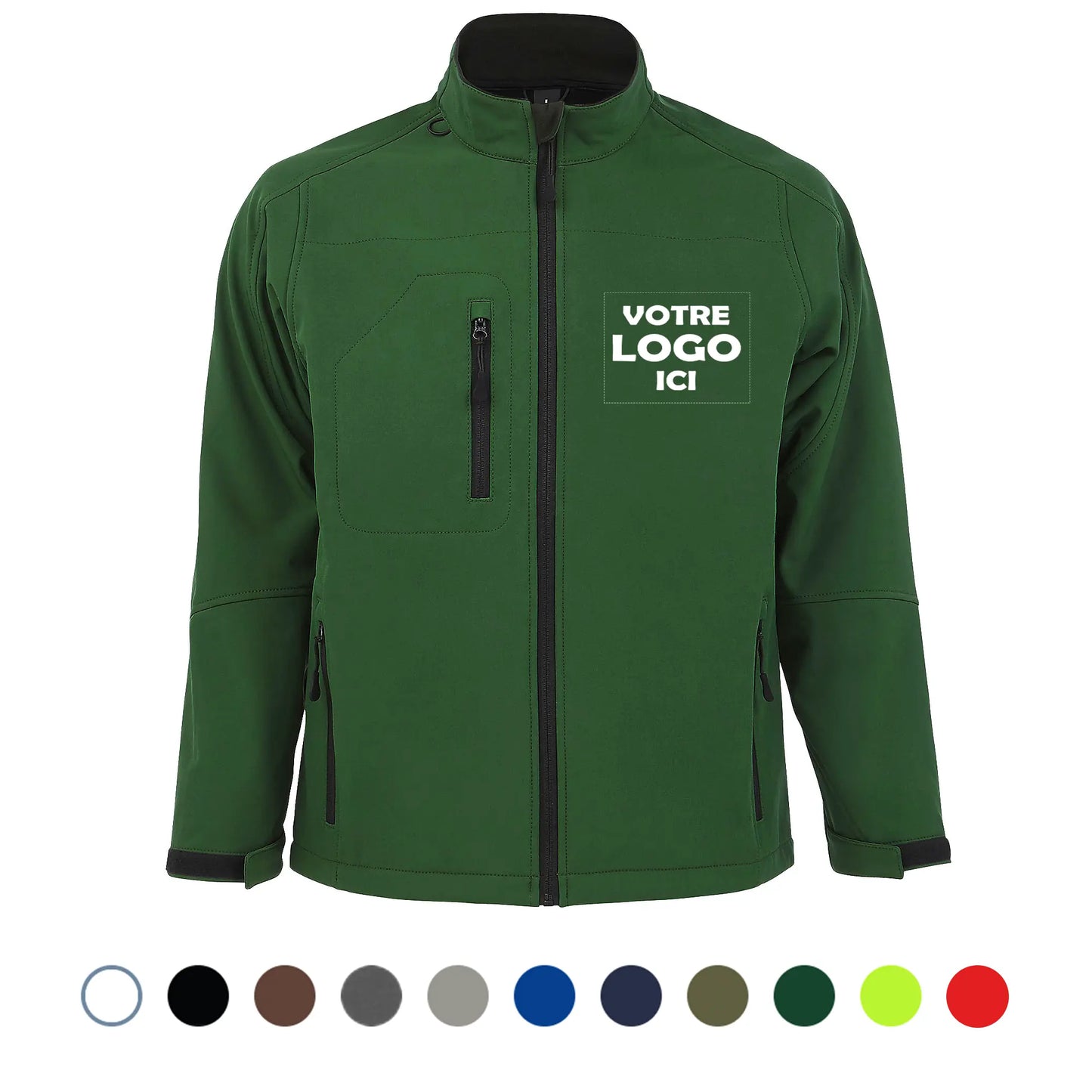 Veste Softshell Sans capuche personnalisable sans capuche CustomVibes