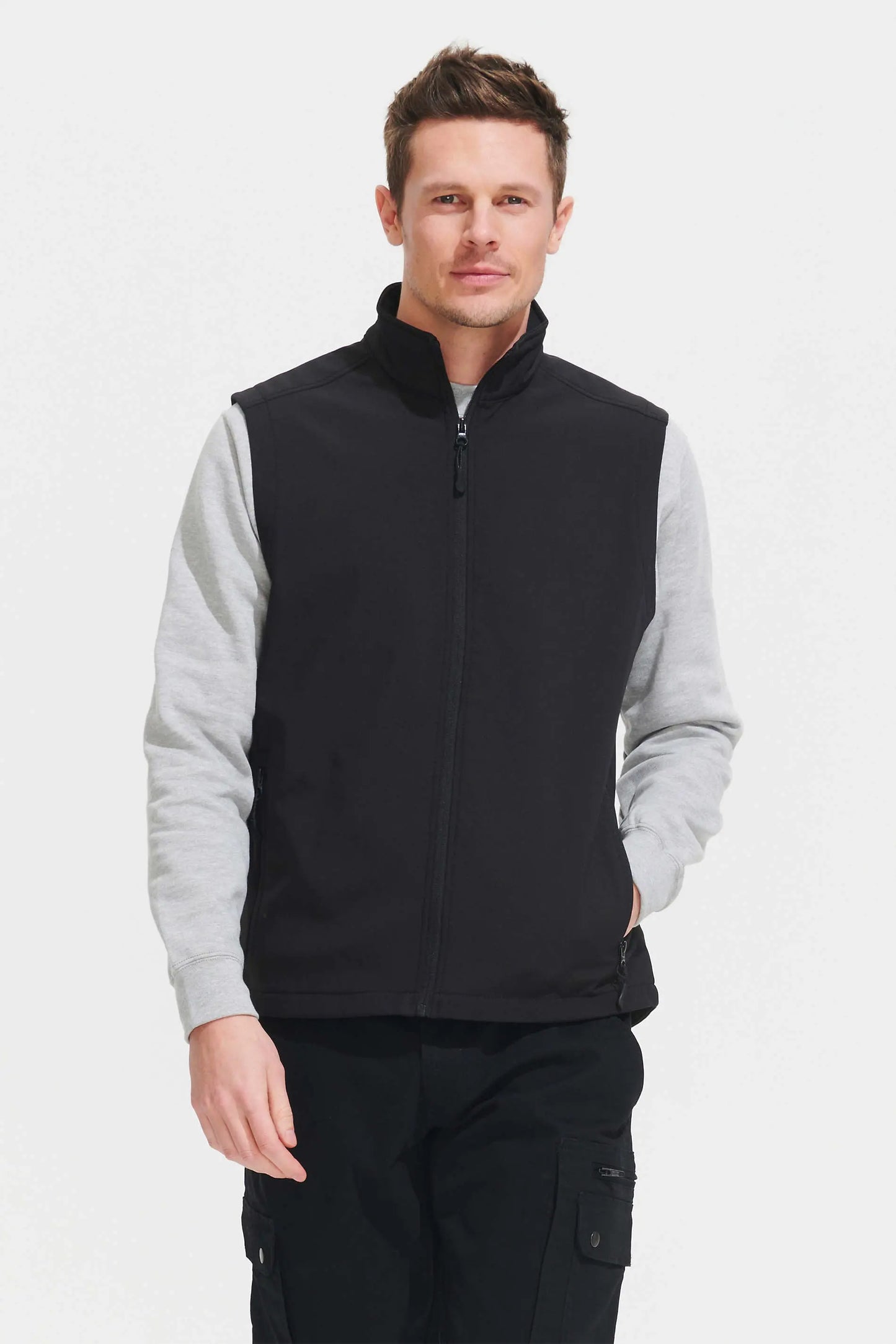 Veste softshell personnalisable sans manche homme