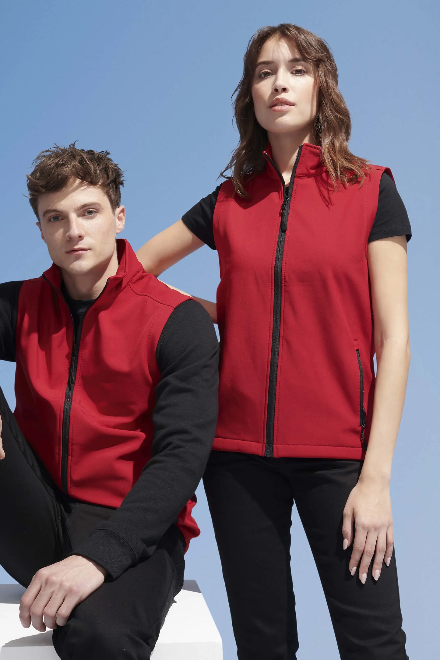 Veste softshell personnalisable sans manche homme