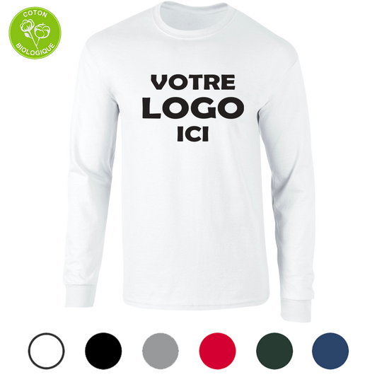 TEE-SHIRT UNISEXE personnalisable MANCHES LONGUES