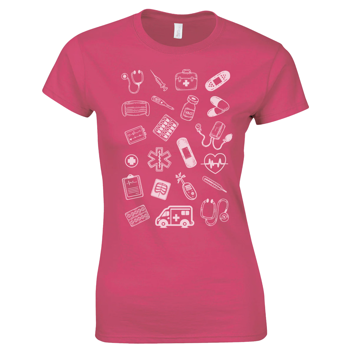 Tee-shirt rose femme Medical Vibes