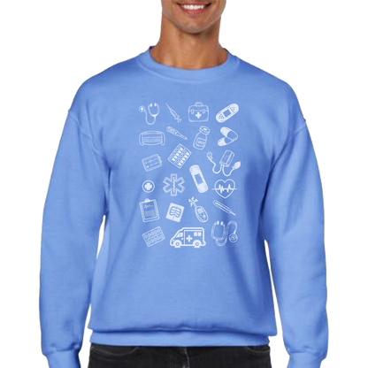 Sweat Bleu caroline homme Medical Vibes