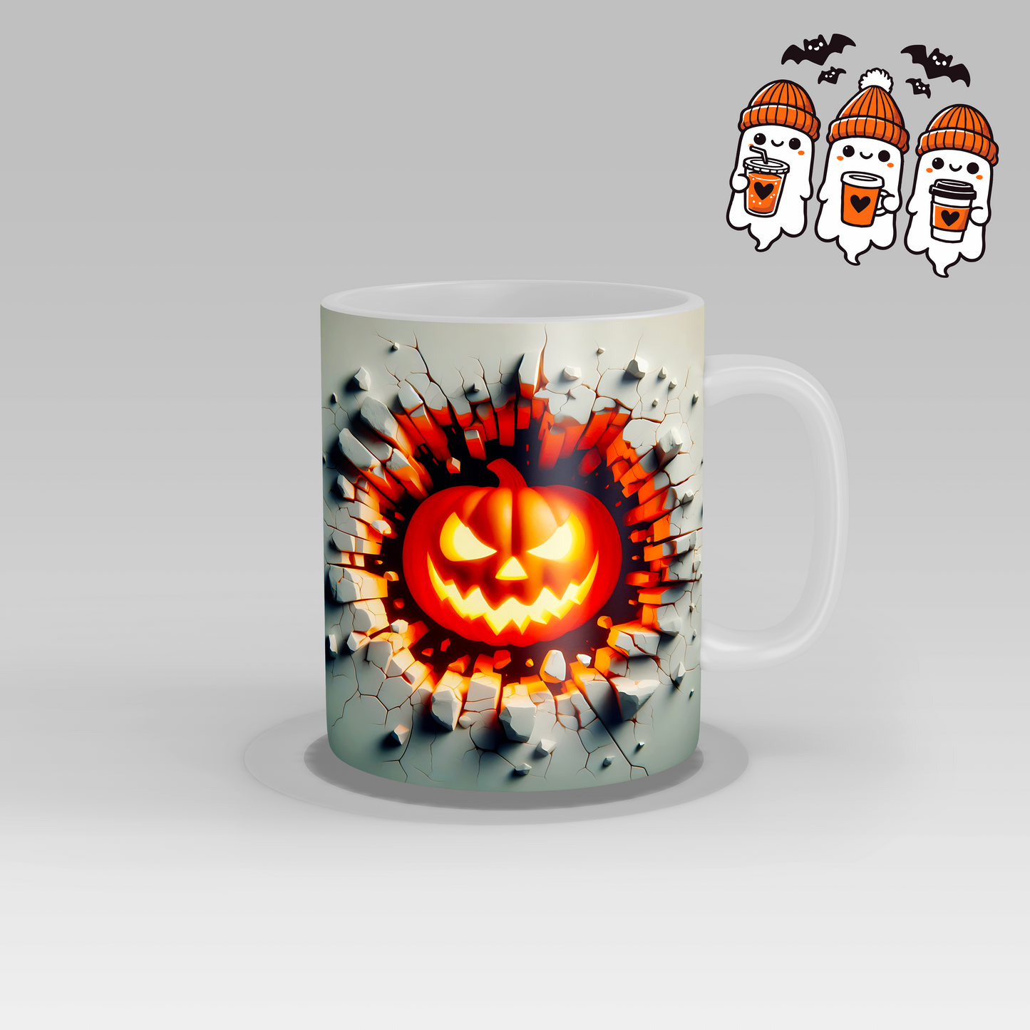 Mug citrouille d'Halloween