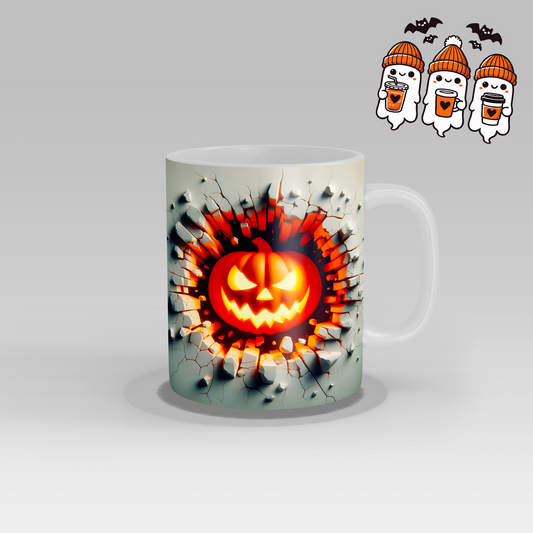 Mug citrouille d'Halloween