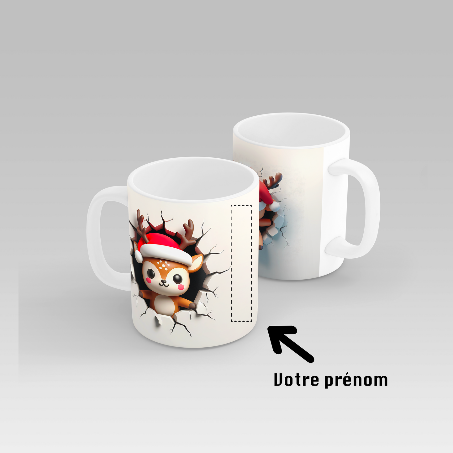 Mug Noël personnalisable