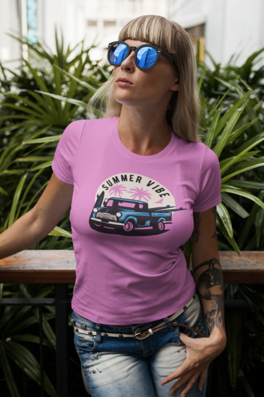 Tee shirt femme summer vibe