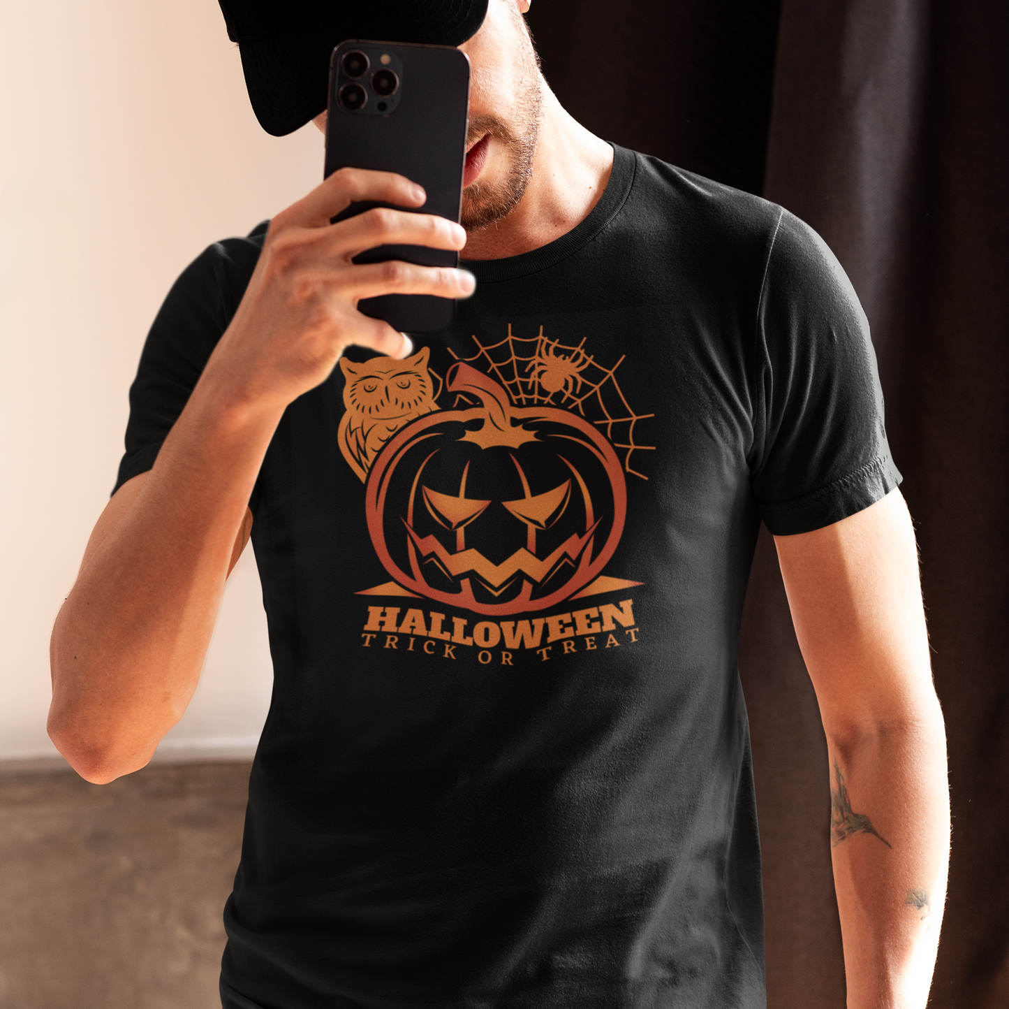 Tee-Shirt Halloween Citrouille