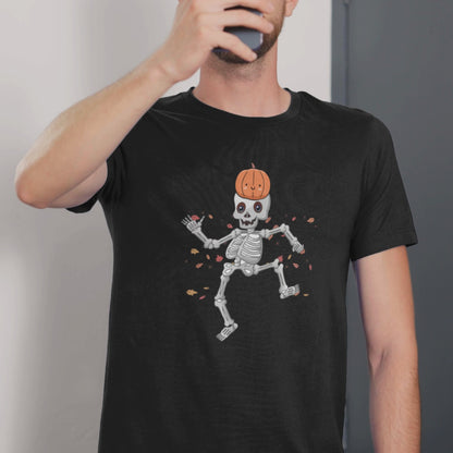 Tee-Shirt Halloween Skull Citrouille